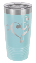 Load image into Gallery viewer, Love Music Laser Engraved Tumbler (Etched)
