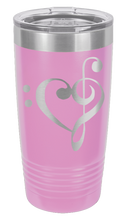 Load image into Gallery viewer, Love Music Laser Engraved Tumbler (Etched)
