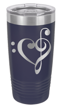 Load image into Gallery viewer, Love Music Laser Engraved Tumbler (Etched)
