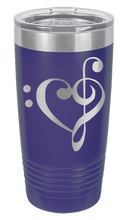 Load image into Gallery viewer, Love Music Laser Engraved Tumbler (Etched)
