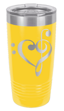 Load image into Gallery viewer, Love Music Laser Engraved Tumbler (Etched)
