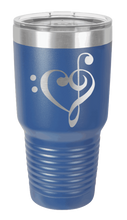 Load image into Gallery viewer, Love Music Laser Engraved Tumbler (Etched)
