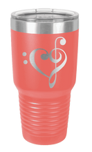 Load image into Gallery viewer, Love Music Laser Engraved Tumbler (Etched)
