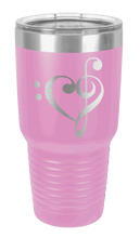 Load image into Gallery viewer, Love Music Laser Engraved Tumbler (Etched)
