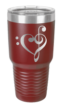 Load image into Gallery viewer, Love Music Laser Engraved Tumbler (Etched)
