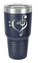 Load image into Gallery viewer, Love Music Laser Engraved Tumbler (Etched)
