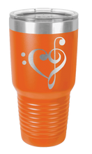 Load image into Gallery viewer, Love Music Laser Engraved Tumbler (Etched)
