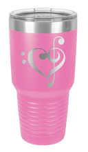 Load image into Gallery viewer, Love Music Laser Engraved Tumbler (Etched)
