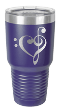 Load image into Gallery viewer, Love Music Laser Engraved Tumbler (Etched)
