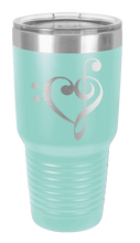 Load image into Gallery viewer, Love Music Laser Engraved Tumbler (Etched)
