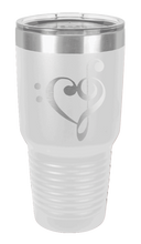 Load image into Gallery viewer, Love Music Laser Engraved Tumbler (Etched)
