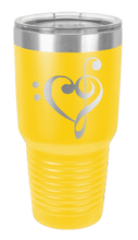 Load image into Gallery viewer, Love Music Laser Engraved Tumbler (Etched)
