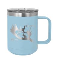 Load image into Gallery viewer, Mamma Moose Laser Engraved Mug (Etched)
