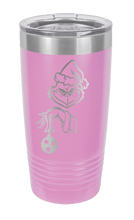 Load image into Gallery viewer, Grinch with Ornament Laser Engraved Tumbler (Etched)
