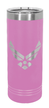 Load image into Gallery viewer, U.S. Air Force Laser Engraved Skinny Tumbler (Etched)
