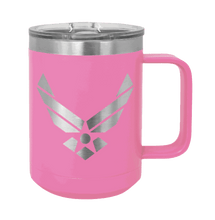 Load image into Gallery viewer, Air Force Laser Engraved Mug (Etched)
