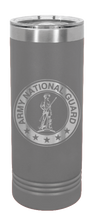 Load image into Gallery viewer, U.S. National Guard Laser Engraved Skinny Tumbler (Etched)
