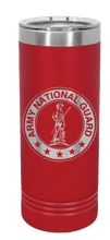 Load image into Gallery viewer, U.S. National Guard Laser Engraved Skinny Tumbler (Etched)
