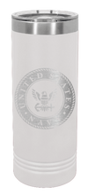 Load image into Gallery viewer, U.S. Navy Laser Engraved Skinny Tumbler (Etched)
