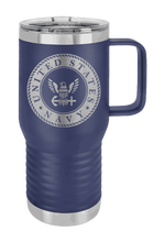 Load image into Gallery viewer, Navy Laser Engraved Mug (Etched)
