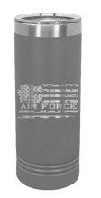 Load image into Gallery viewer, U.S. Air Force Flag Laser Engraved Skinny Tumbler (Etched)
