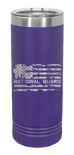 Load image into Gallery viewer, U.S. National Guard Flag Laser Engraved Skinny Tumbler (Etched)
