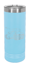 Load image into Gallery viewer, Tank Laser Engraved Skinny Tumbler (Etched)
