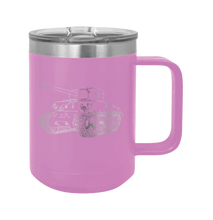 Load image into Gallery viewer, Tank Laser Engraved Mug (Etched)
