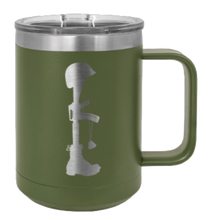 Load image into Gallery viewer, Soldiers Cross Laser Engraved Mug (Etched)
