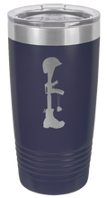 Load image into Gallery viewer, Soldiers Cross Laser Engraved Tumbler (Etched)
