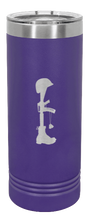 Load image into Gallery viewer, Soldiers Cross Laser Engraved Skinny Tumbler (Etched)
