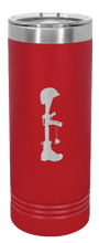 Load image into Gallery viewer, Soldiers Cross Laser Engraved Skinny Tumbler (Etched)
