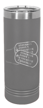 Load image into Gallery viewer, Dog Tags Laser Engraved Skinny Tumbler (Etched)
