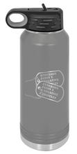 Load image into Gallery viewer, Dog Tags Laser Engraved Water Bottle (Etched)
