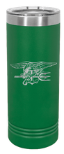 Load image into Gallery viewer, Seal Team Laser Engraved Skinny Tumbler (Etched)
