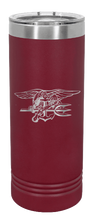 Load image into Gallery viewer, Seal Team Laser Engraved Skinny Tumbler (Etched)
