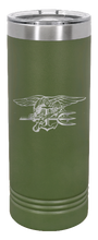 Load image into Gallery viewer, Seal Team Laser Engraved Skinny Tumbler (Etched)
