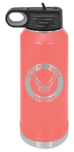 Load image into Gallery viewer, Air Force Veteran Laser Engraved Water Bottle (Etched)
