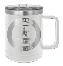 Load image into Gallery viewer, Army Veteran Laser Engraved Mug (Etched)

