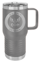 Load image into Gallery viewer, Navy Veteran Laser Engraved Mug (Etched)
