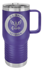 Load image into Gallery viewer, Navy Veteran Laser Engraved Mug (Etched)
