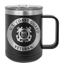 Load image into Gallery viewer, Coast Guard Veteran Laser Engraved Mug (Etched)
