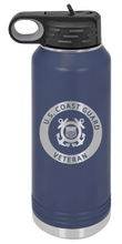 Load image into Gallery viewer, Coast Guard Veteran Laser Engraved Water Bottle (Etched)
