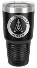Load image into Gallery viewer, Space Force Veteran Laser Engraved Tumbler (Etched)
