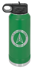 Load image into Gallery viewer, Space Force Veteran Laser Engraved Water Bottle (Etched)
