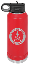 Load image into Gallery viewer, Space Force Veteran Laser Engraved Water Bottle (Etched)
