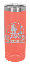 Load image into Gallery viewer, Freedom Isn&#39;t Free Laser Engraved Skinny Tumbler (Etched)
