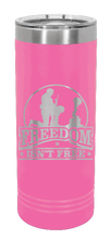 Load image into Gallery viewer, Freedom Isn&#39;t Free Laser Engraved Skinny Tumbler (Etched)
