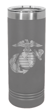 Load image into Gallery viewer, U.S. Marine Corps Laser Engraved Skinny Tumbler (Etched)
