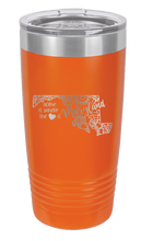 Load image into Gallery viewer, Maryland - Home Is Where the Heart is Laser Engraved Tumbler (Etched)
